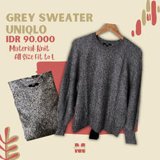 Grey Sweater Uniqlo