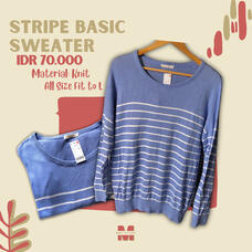 Stripe Basic Sweater